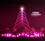 圣诞魅紫圣诞树素材