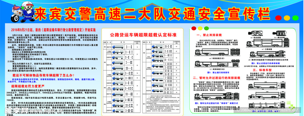 超限超载2016年新规定宣传展