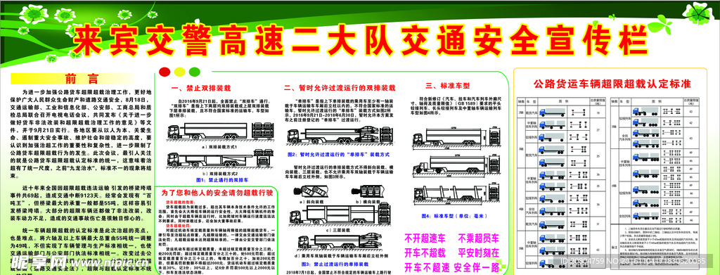 超限超载2016年新规定宣传展