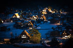 夜空下的村落