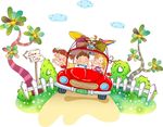 户外游玩人物素材