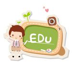 卡通人物教书素材