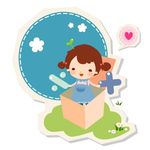 卡通礼物人物素材