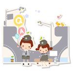 卡通办公人物素材