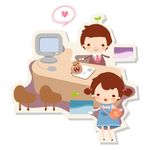 卡通办公人物素材