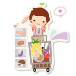 儿童购物素材