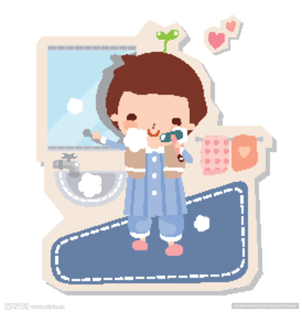 卡通男孩人物素材