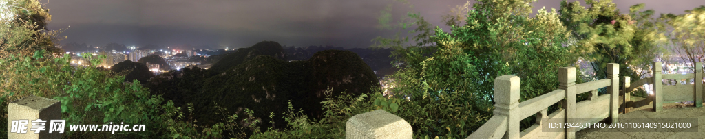 马鞍山后夜景