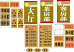 门牌楼层索引图小心有电