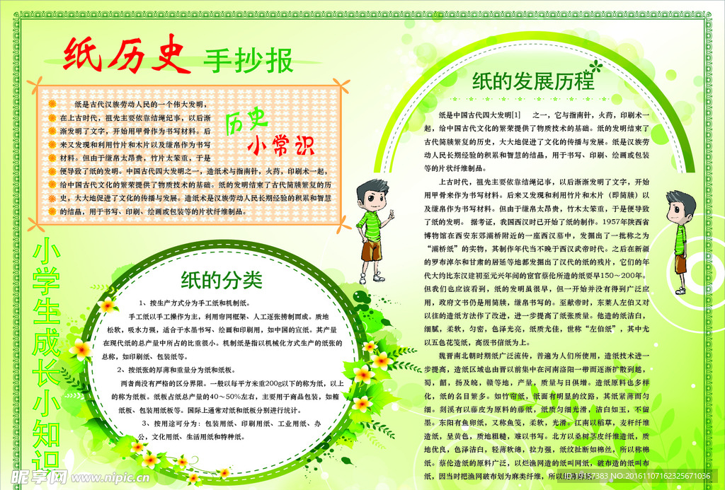 小学生手抄报