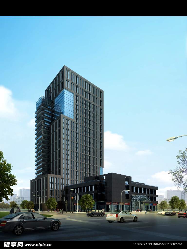 景观建筑效果图