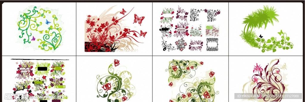 矢量图 插画 雕刻 素描 花纹