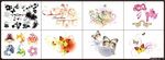 矢量图 插画 雕刻 素描 花纹