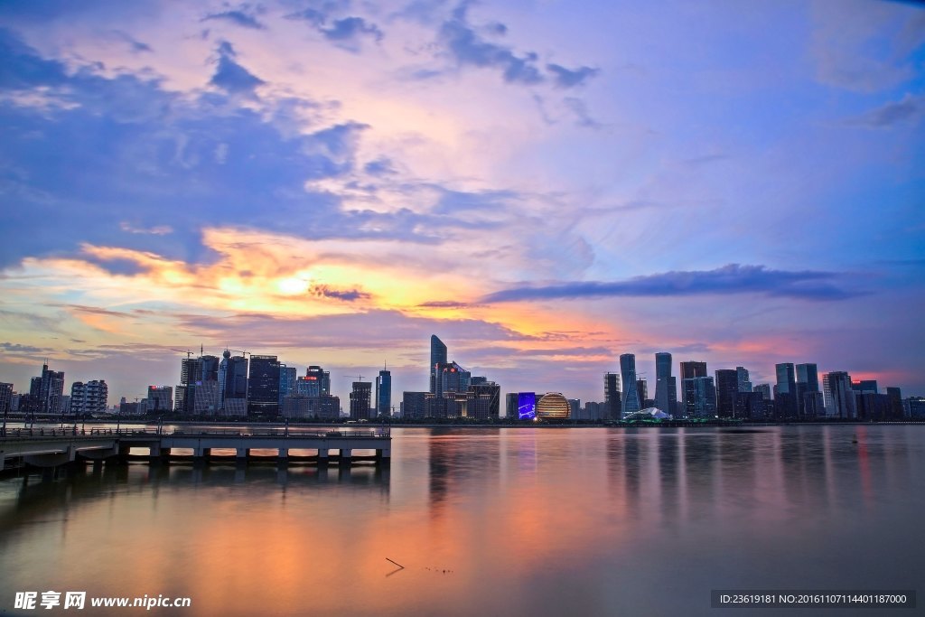 钱塘江夜景