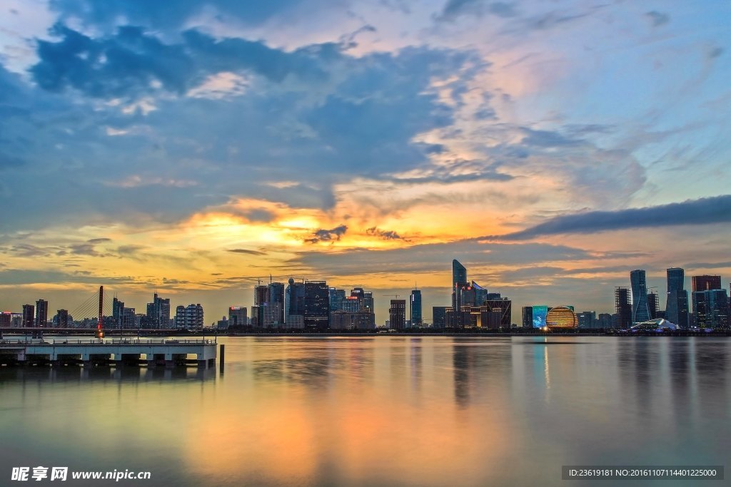 钱塘江夜景