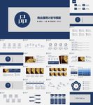 通用商务工作总结PPT模版
