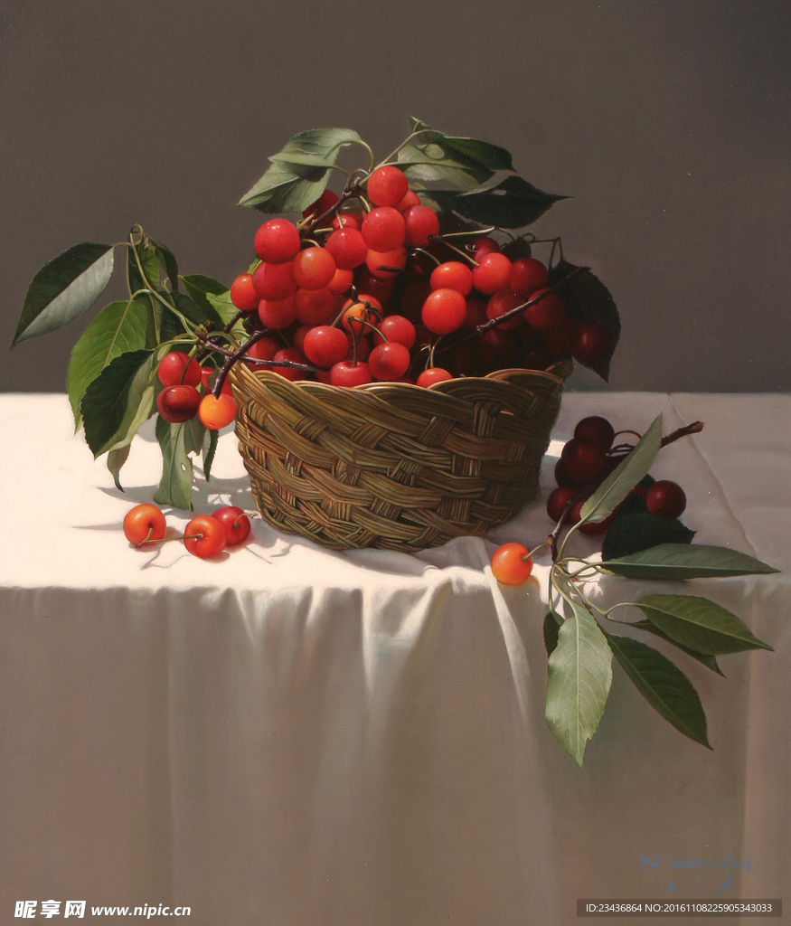 花卉静物油画