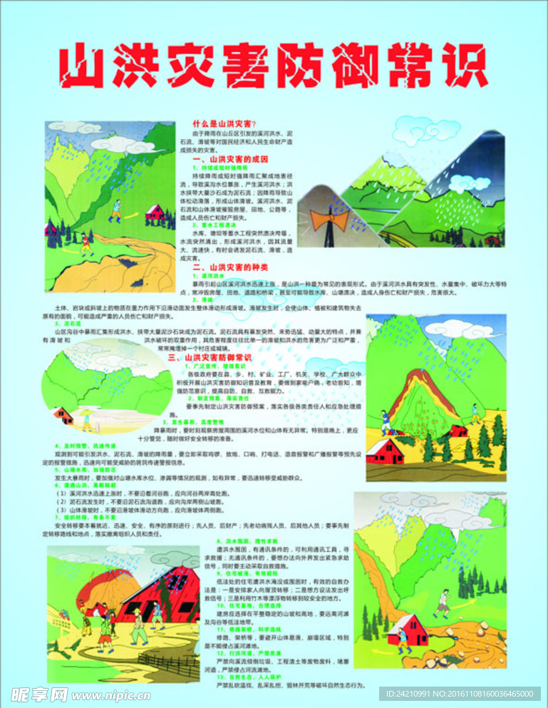 地质灾害宣传展板