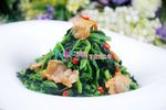 毛蚬子拌菠菜