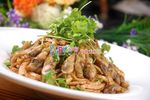 蚬子肉烧豆腐条
