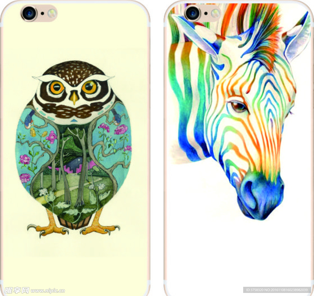 彩绘手机壳 iphone 时尚