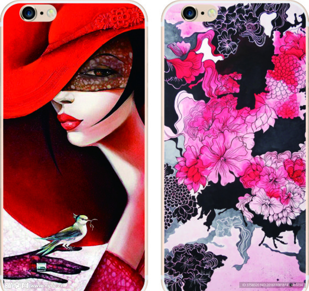 彩绘手机壳 iphone 时尚