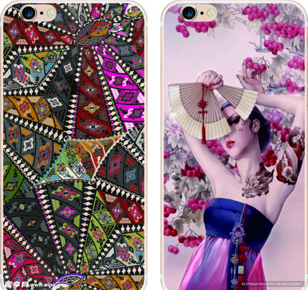 彩绘手机壳 iphone 时尚