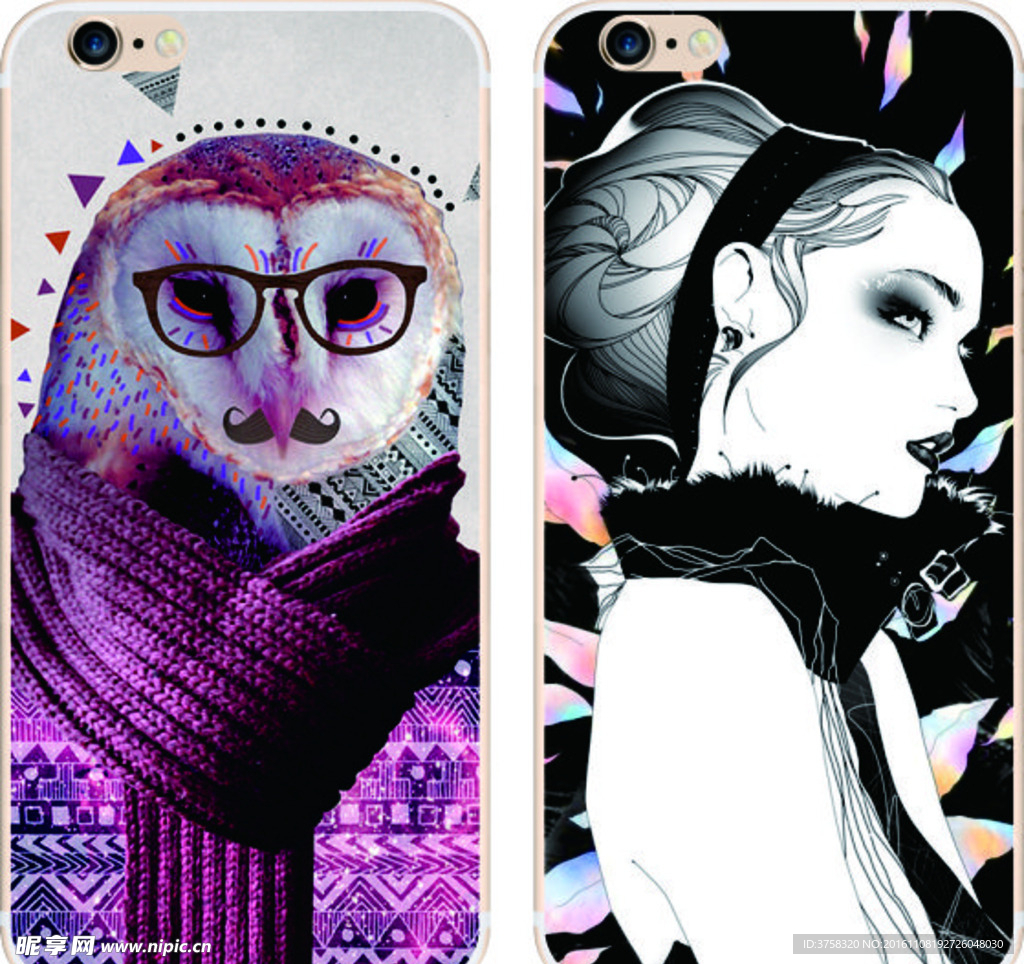 彩绘手机壳 iphone 时尚