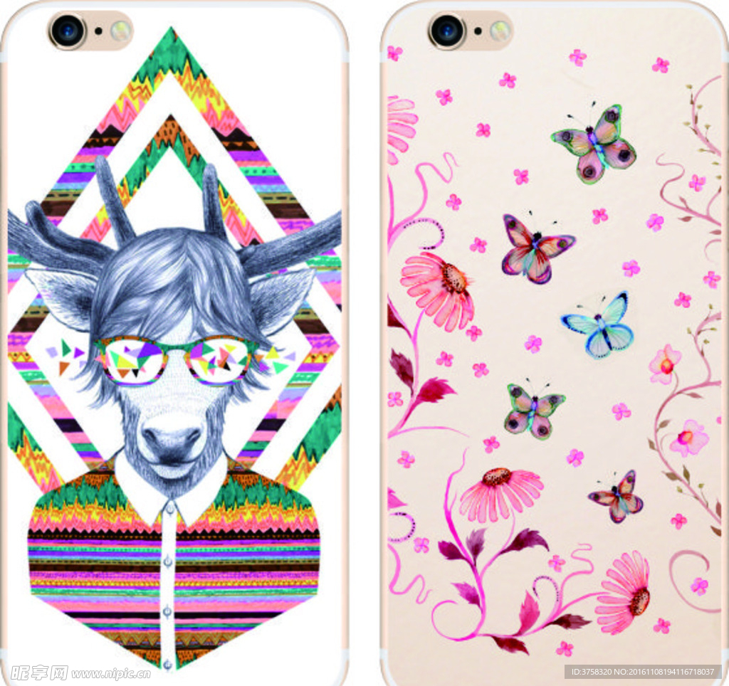 彩绘手机壳 iphone 时尚