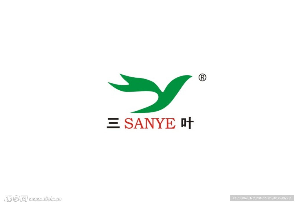 三叶SANYE标志设计