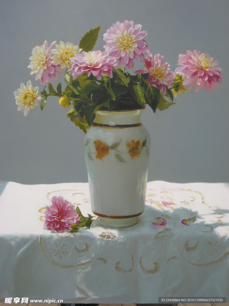 花卉静物油画