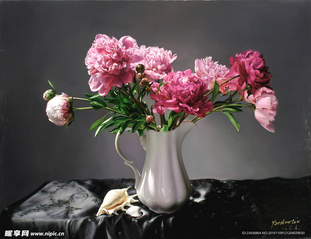 花卉静物油画