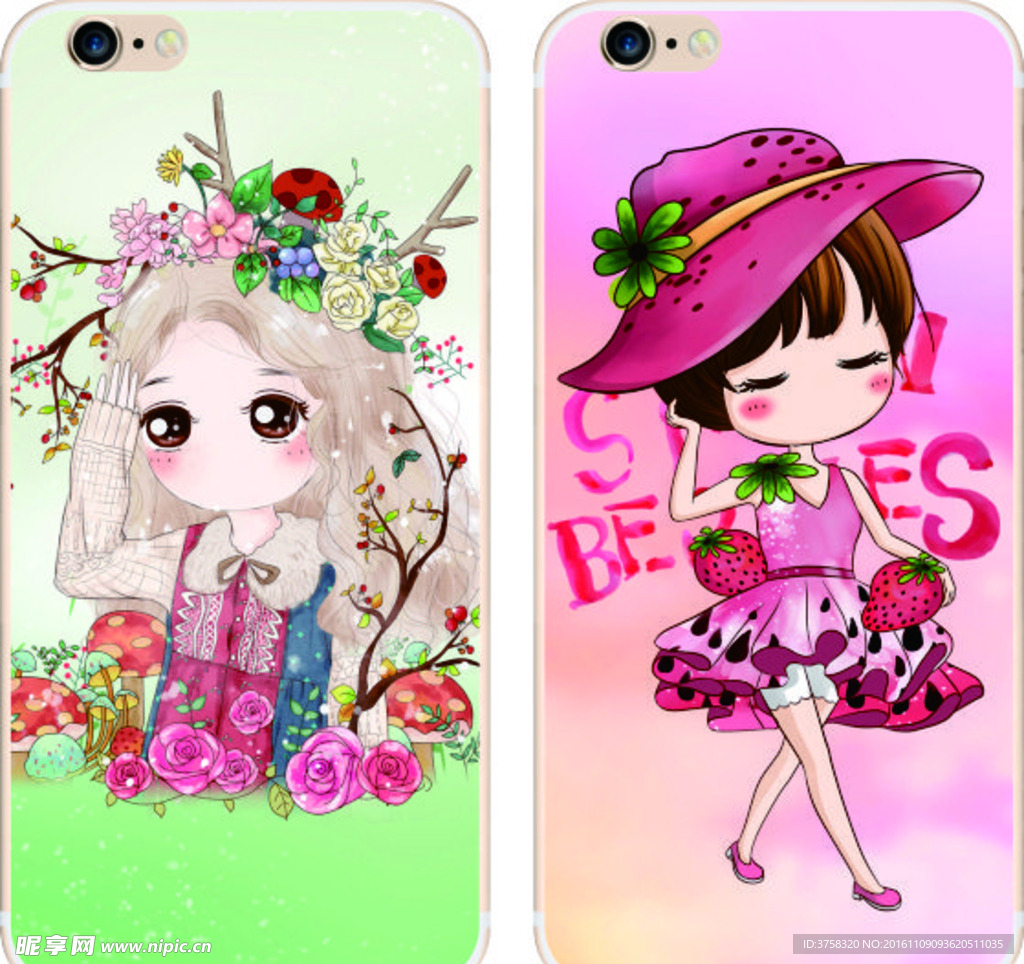 彩绘手机壳 iphone 时尚