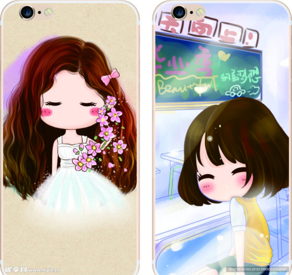 彩绘手机壳 iphone 时尚