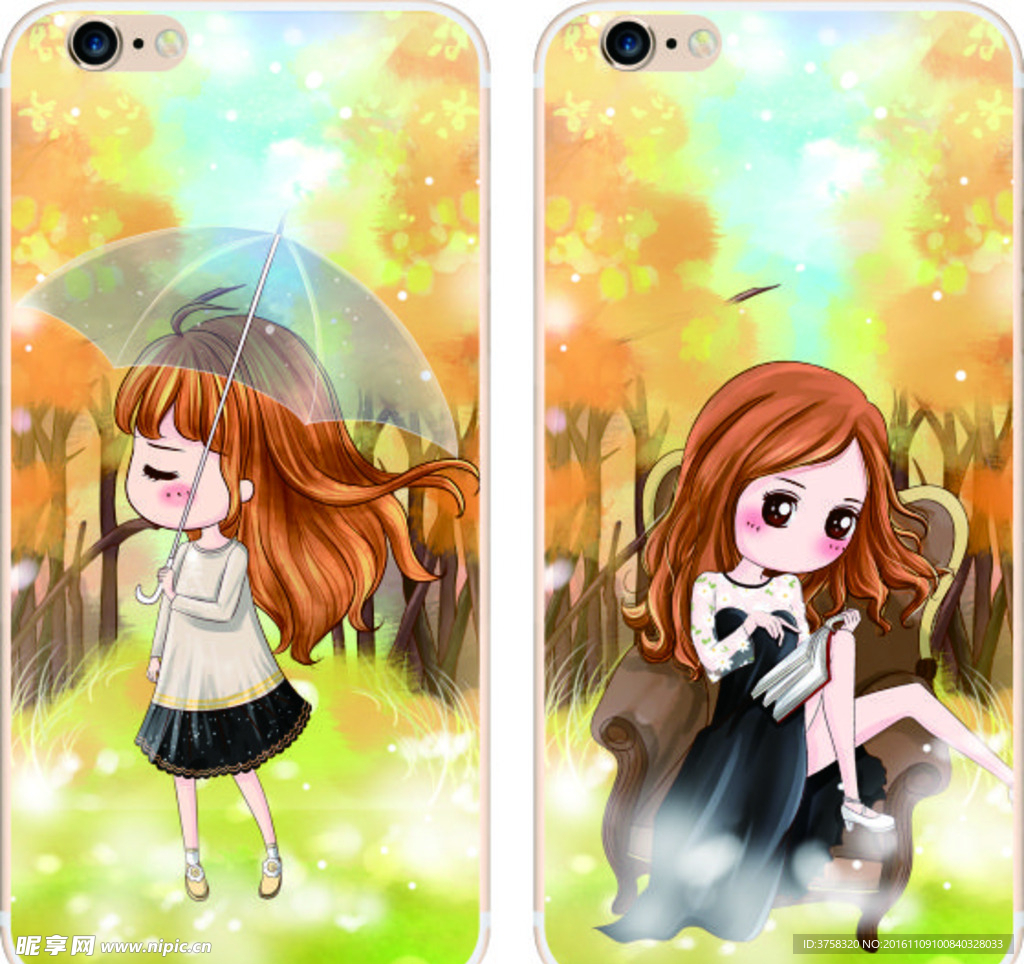 彩绘手机壳 iphone 时尚