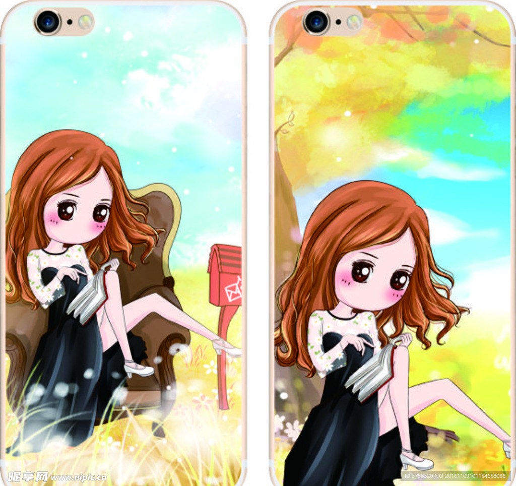 彩绘手机壳 iphone 时尚
