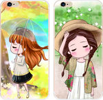彩绘手机壳 iphone 时尚