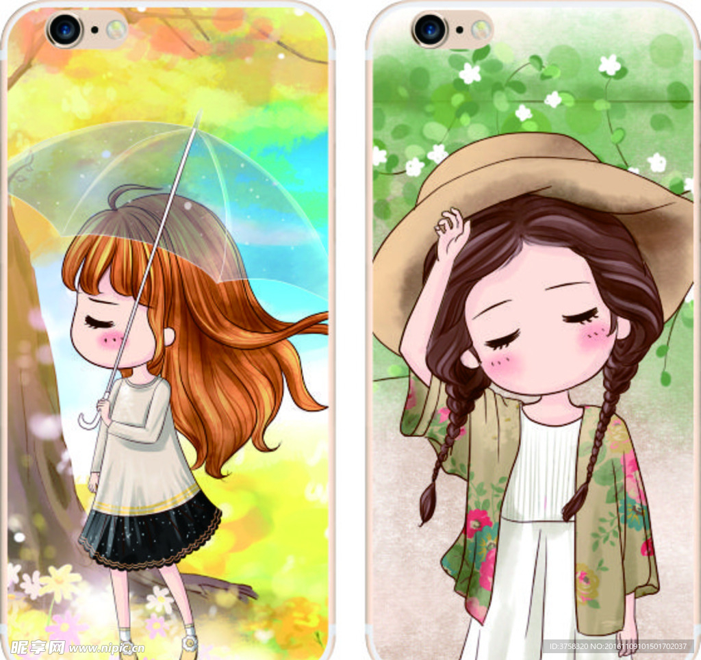 彩绘手机壳 iphone 时尚