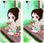 彩绘手机壳 iphone 时尚