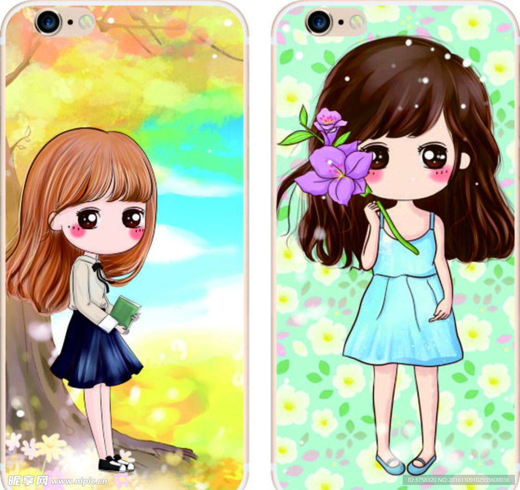 彩绘手机壳 iphone 时尚