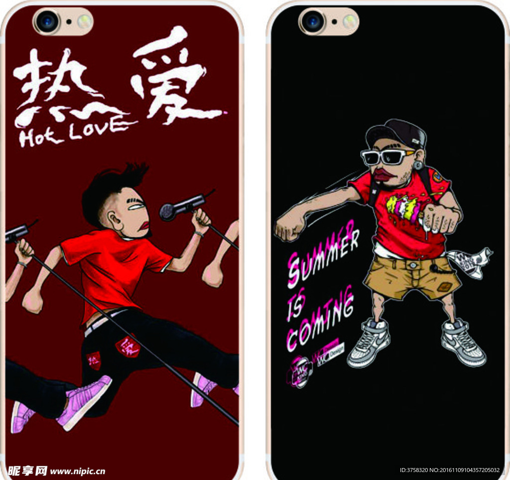 彩绘手机壳 iphone 时尚