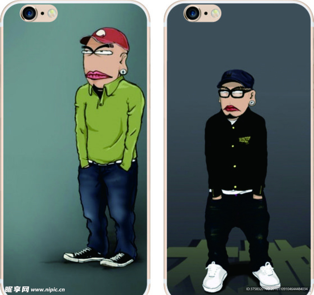 彩绘手机壳 iphone 时尚