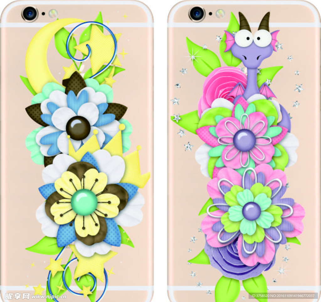 彩绘手机壳 iphone 时尚