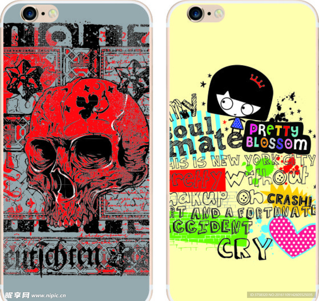 彩绘手机壳 iphone 时尚