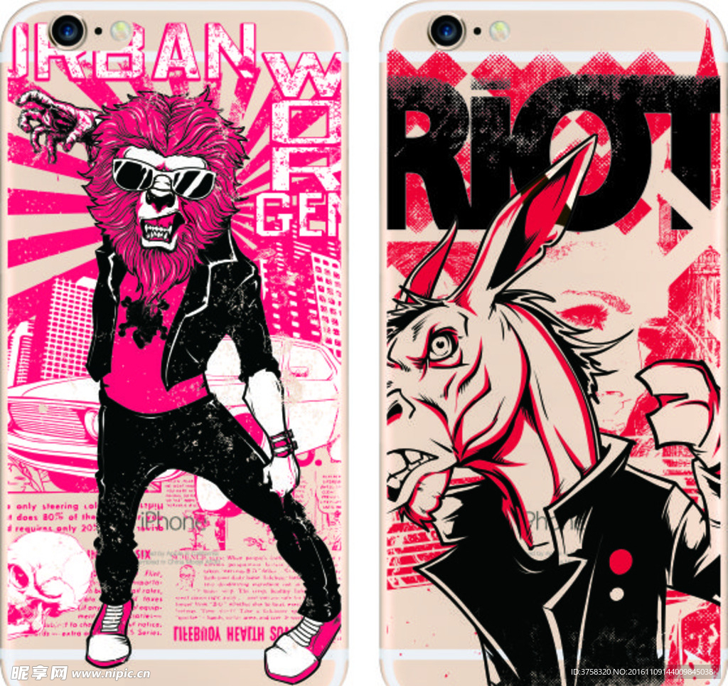 彩绘手机壳 iphone 时尚