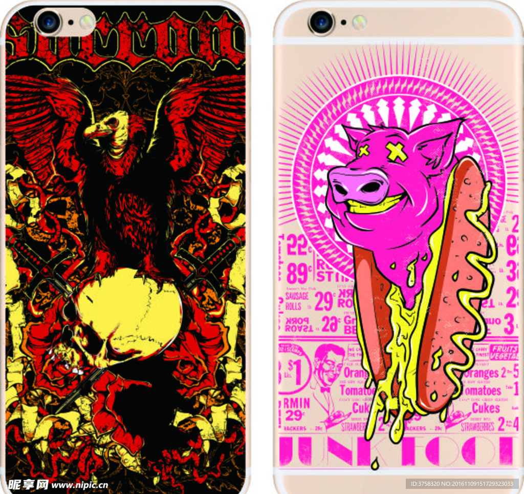 彩绘手机壳 iphone 时尚