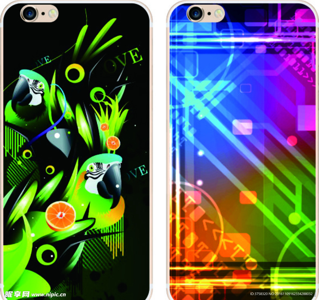 彩绘手机壳 iphone 时尚