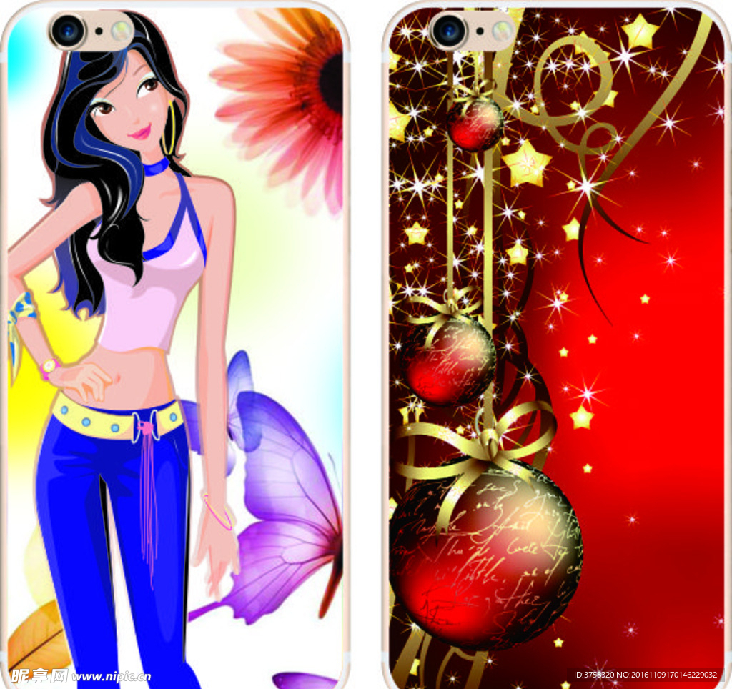 彩绘手机壳 iphone 时尚