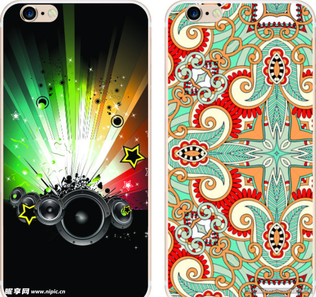 彩绘手机壳 iphone 时尚