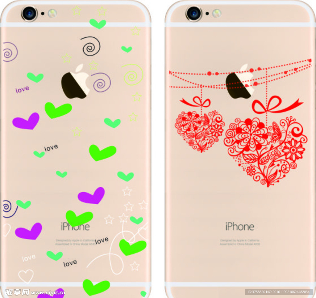 彩绘手机壳 iphone 时尚